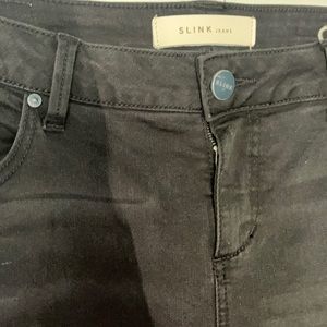 Plus size slink jeans flare